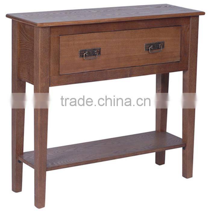 Wood + plywood console table