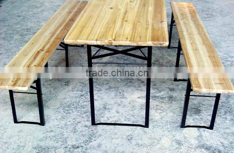 beer folded table beer long bench