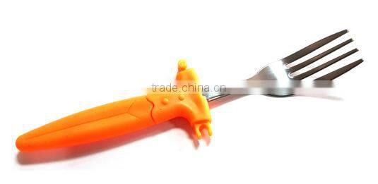 Wholesale Stock Small Order Plastic Handle Knife/Fork/Spoon