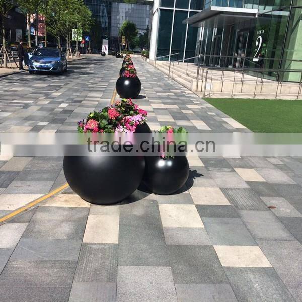 FO-237 Outdoor Garden Fiberglass flower planter for Decor