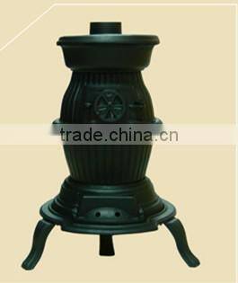 modern indoor gaz cast iron wood burning stove
