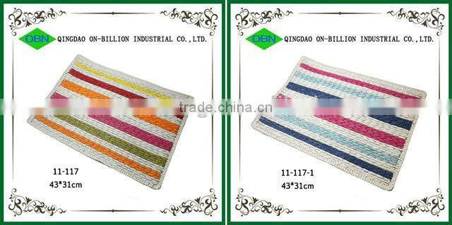 Wholesale colored woven round placemats rope coaster