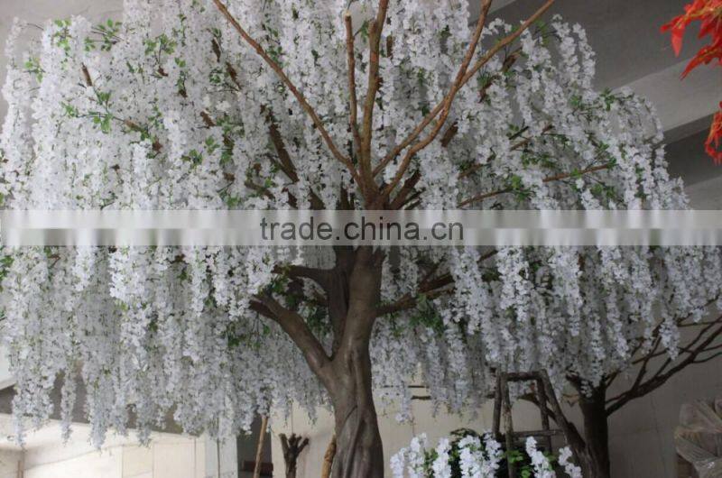 white wisteria flower,wedding stage decoration flower tree wisteria flower