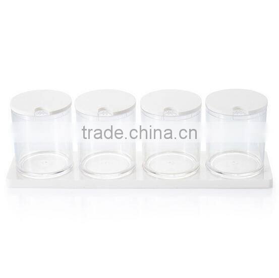 4 cases transparent seasoning box spice box set plastic spice bottles wholesale