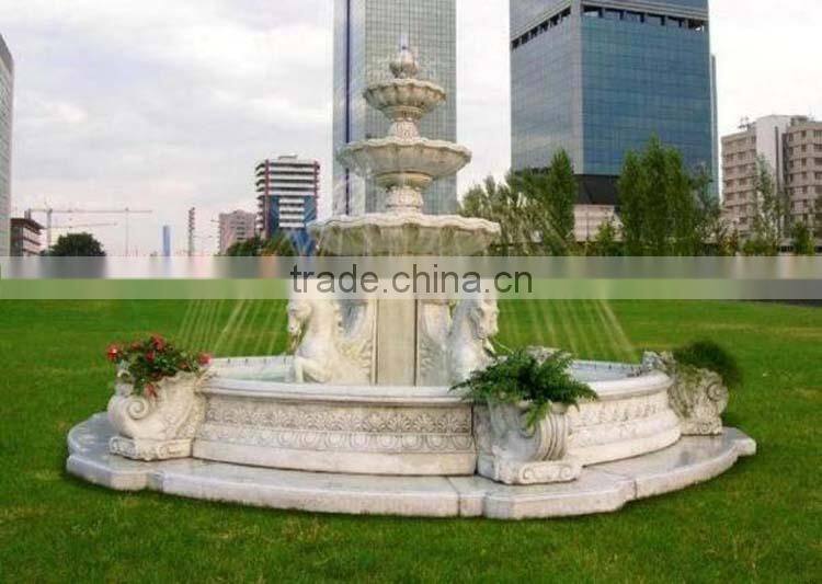 large garden stone decoration marble water fountain for sale