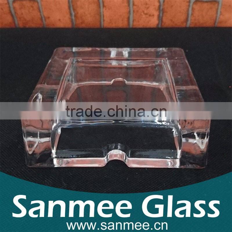 Hot Sale Clear Square Glass Ashtray Whole Custom Cigar Ashtray