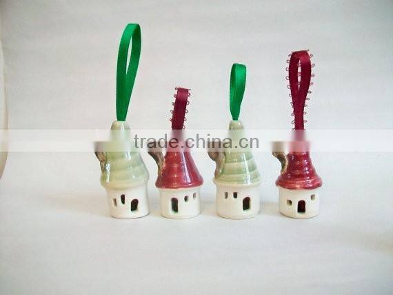 Mini House Christmas Ornaments