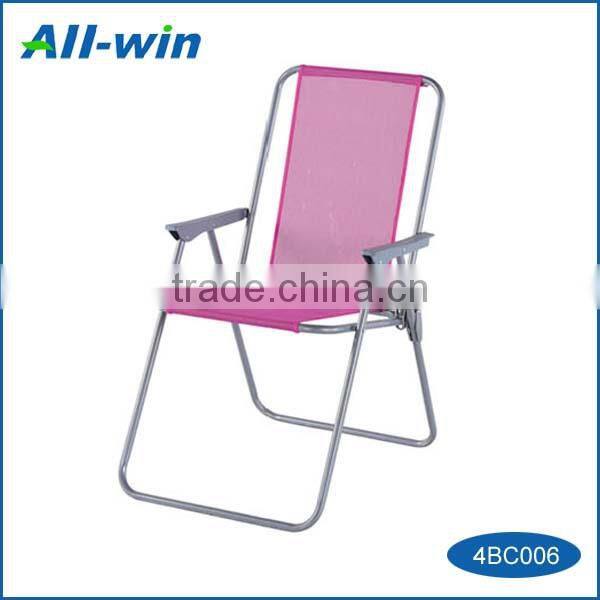large popular outdoor high-quality foldable teslin beach chair with armrest