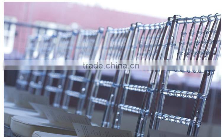 Customizable Luxurious acrily tiffany chair for hotel