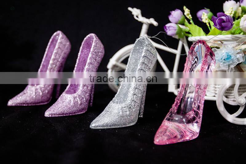China new style colorful crystal decoration high heels