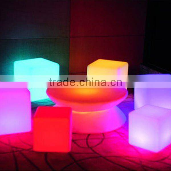 Rechargeable colorful LED chair furniture