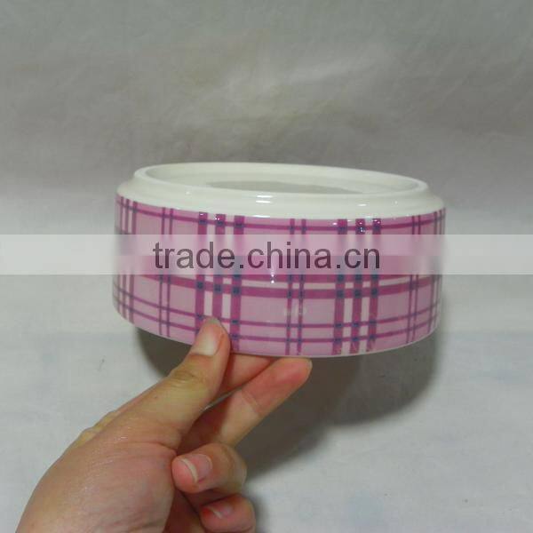 Grating Ceramic Dog Bowl