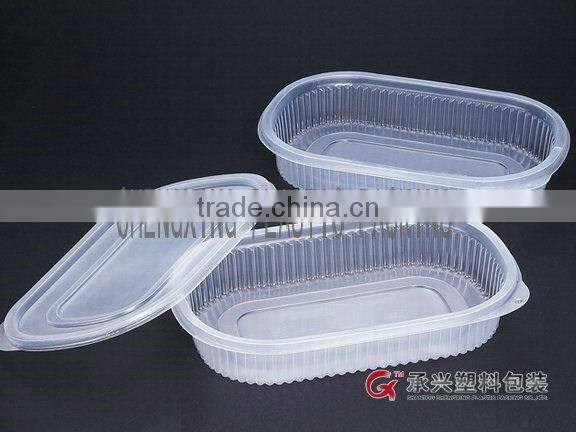 2016 new ChengXing brand pp disposable plastic clear pizza box
