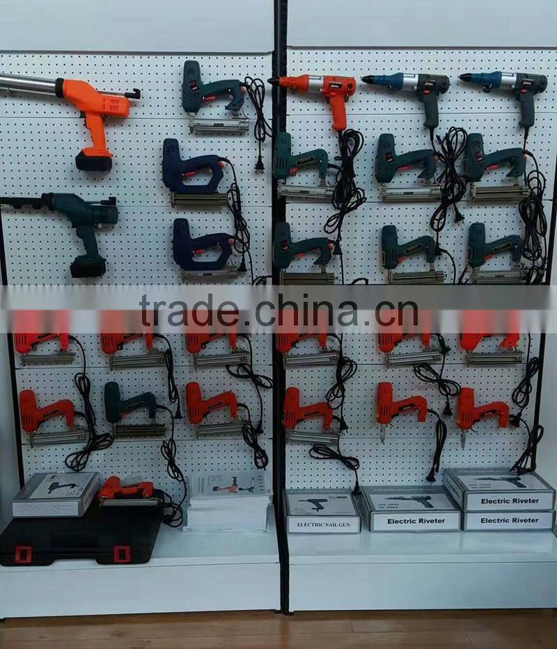 1500w 1013J Lower Noise Handheld Electric Floor Brad Nailer Crown Stapler Portable Electric Nail Gun