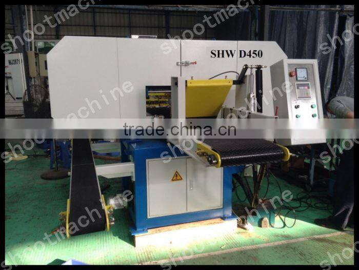 Horizontal Band Saw Machine SHWD450 with Max. working size 450x300mm and Process wood board thickness 2-160mm