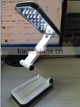 2014 newest 5S type folding chargeable battery operated led dimmer reading light