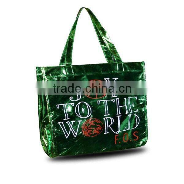 2015 Hot Sell Recycled Laminated Non-Woven Custom Tote Bag