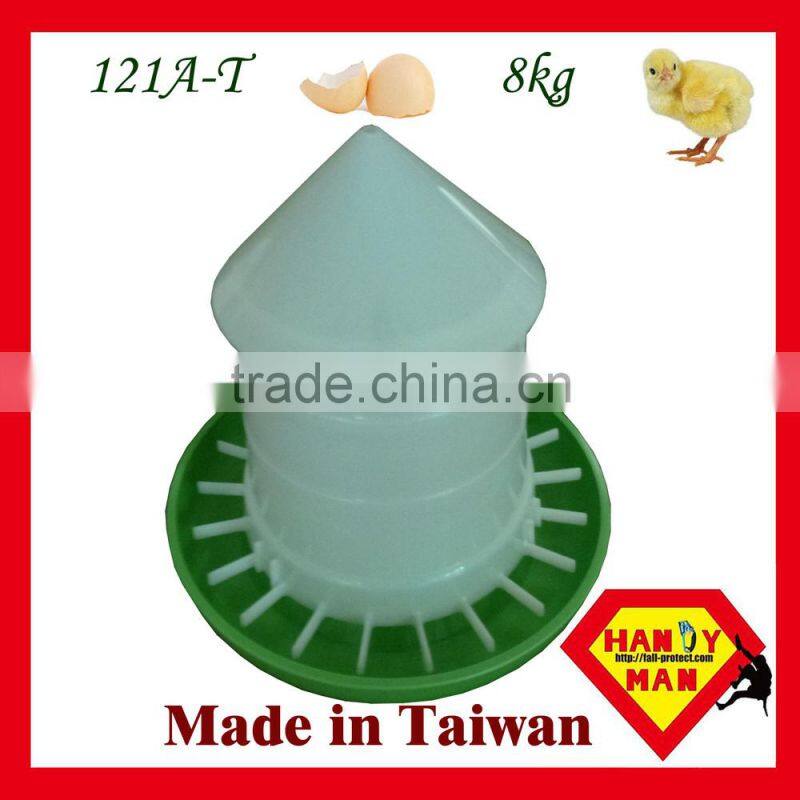 Classic Adjustable feed flow Plastic Gear Box Feeder with plastic lid Poultry Feeder