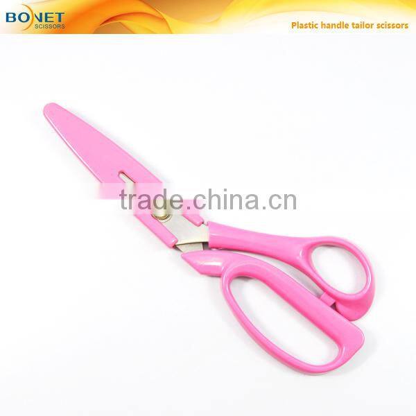 S14010 8" Fashion ABS handle plastic cover sewing dressmaking scissors
