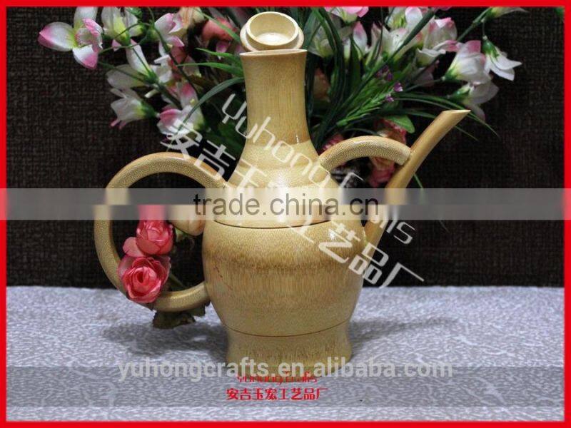 Top quality Bamboo craft Bamboo Tea Sets Bamboo teapot