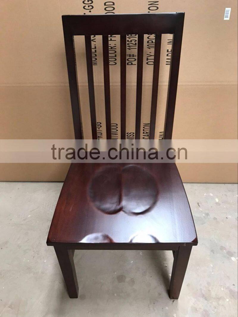 natural wood modern chair furniture cafe dining table chair