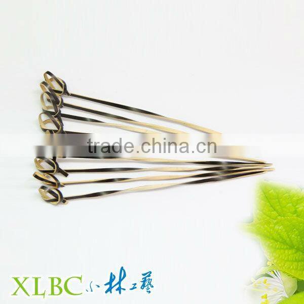 9cm Bamboo knotted picks with color