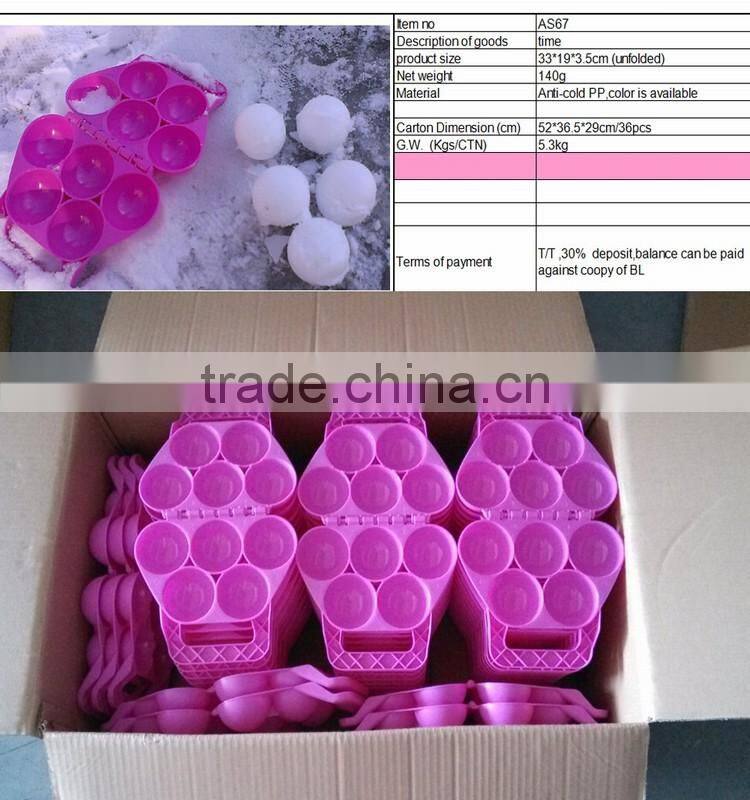 plastic snowball maker for 5pcs one time,high compact material ultimate snowball machine,no-freezing hands