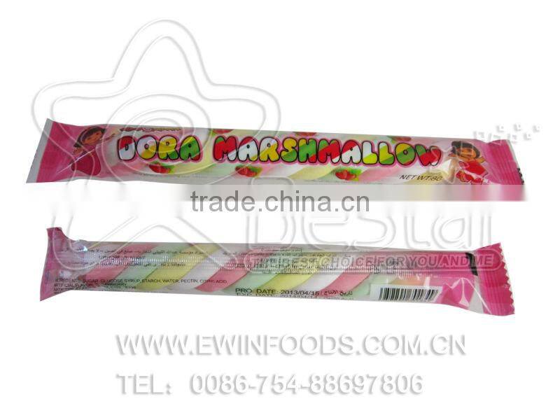 Fruity Flavor Dora Twist Marshmallow