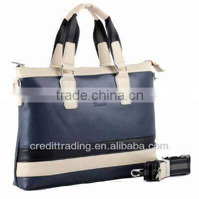 2012 Fashion PU Leather Mens Briefcase/Computer Bag with Handle