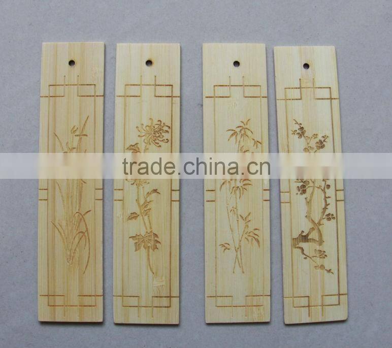 Bamboo bookmarks custom manufacturing