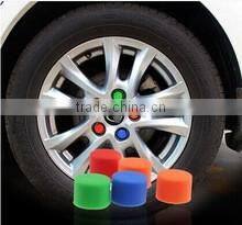 Colorful silicone car wheel nut cap wholesale