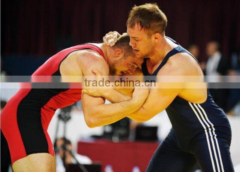 Hongen apparel Top selling products in alibaba mens dry fit wrestling singlet printing customised