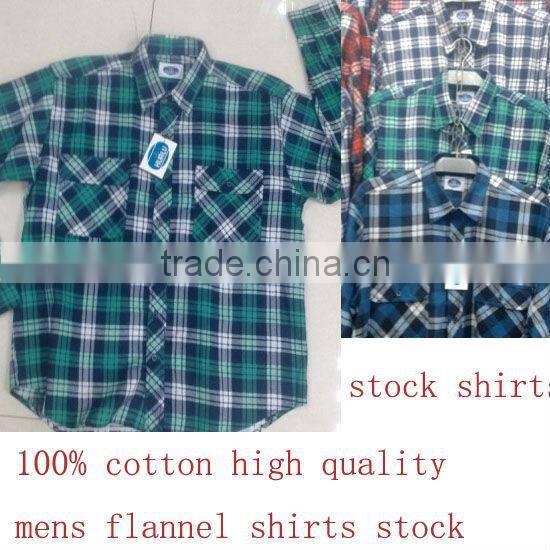 Cotton Flannel Shirts - mixed sizes + pattens - CLEARANCE STOCK cheap flannel shirts men
