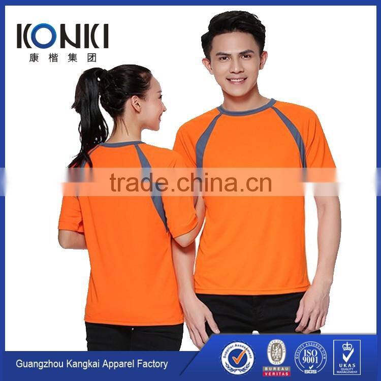 dry fit t shirt for sport event sublimation custom t shirt 100% polyester