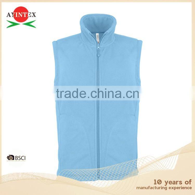 Manufacturer Men's polar fleece sleeveless vest