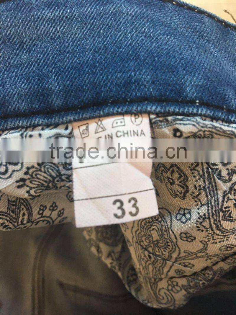 GZY stock bulk wholsale jeans men classical cheap price 2017