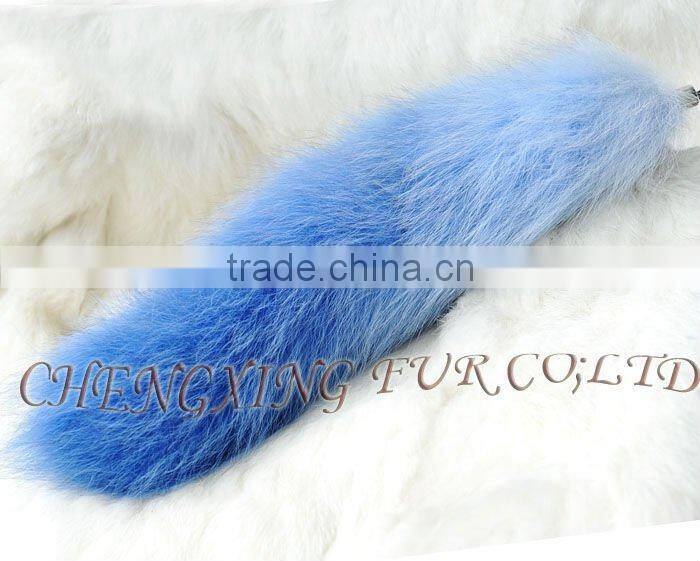 CX-R-25A Cute Fox Fur Tail Keychain