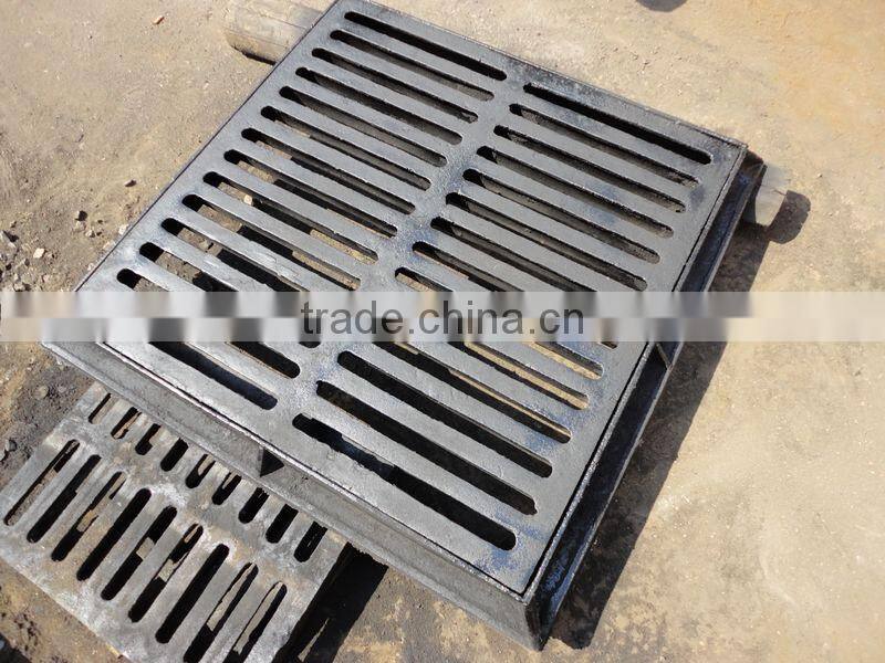 Cast iron outdoor drain cover