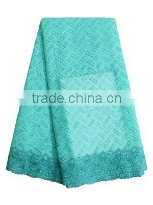 Hot Sale Heavy African Embriodery Swiss Voile Lace SL0411-1