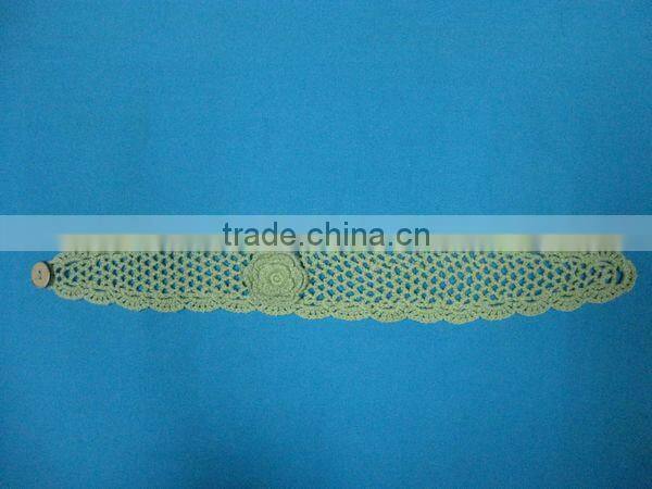 machine crochet women's cotton hairbands