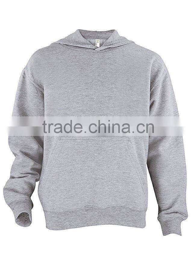 Custom Hoodie Jersey Lined Double-needle Hem Hood Pouch Pocket Fleece Children Hoodies Wholesale