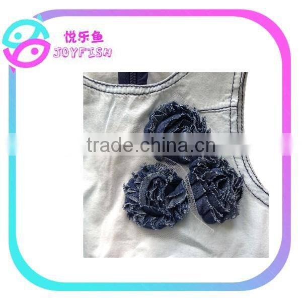 New style girl's denim dress