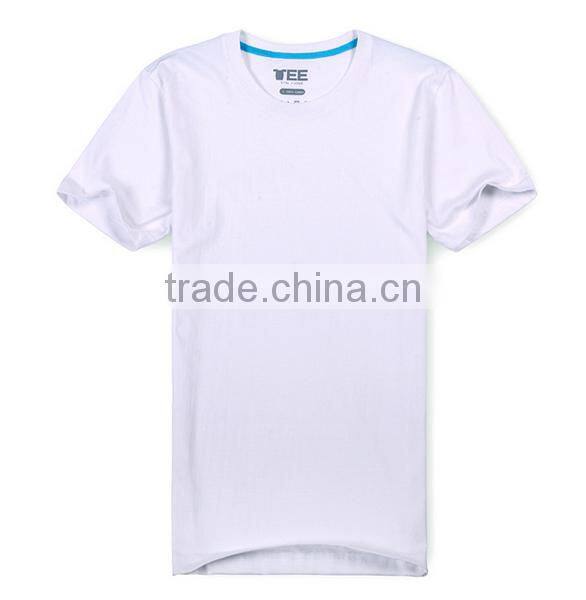 2017 Garment Factory Customized Your Own Brand Design Plain Color 95% Cotton 5% Spandex Private Label High Quailty Men T-shirts