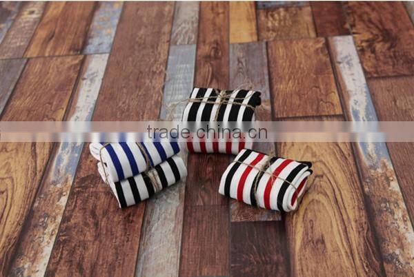 1 pc sale hot sale 80% cotton and 20% polyester mixed seasons chino suppliers men striped boat socks