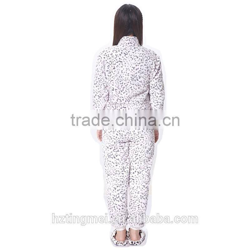 100 polyester coral fleece onesie sexy adult footie pajamas fro women