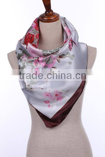 Newest Fashion Style Digital Printing Silk Scarf