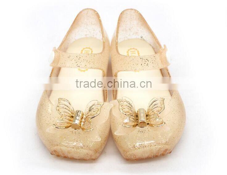 Butterfly kids jelly shoes, mini melissa butterfly shoes