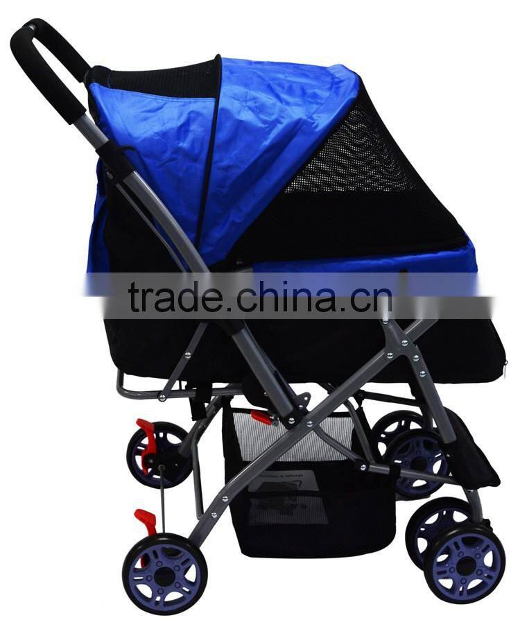 Wholesale Ourdoor Dog Pet Trolley foldable trolley with three wheel