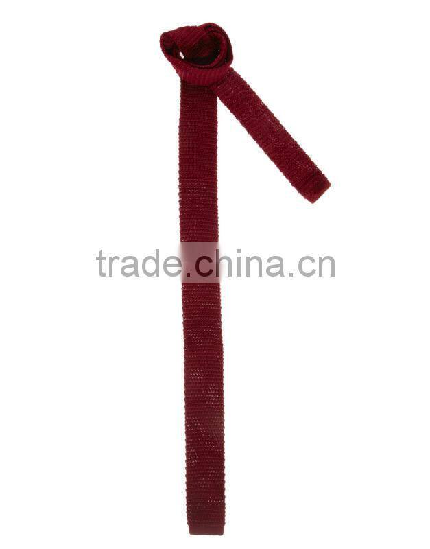 squared ends knitted tie