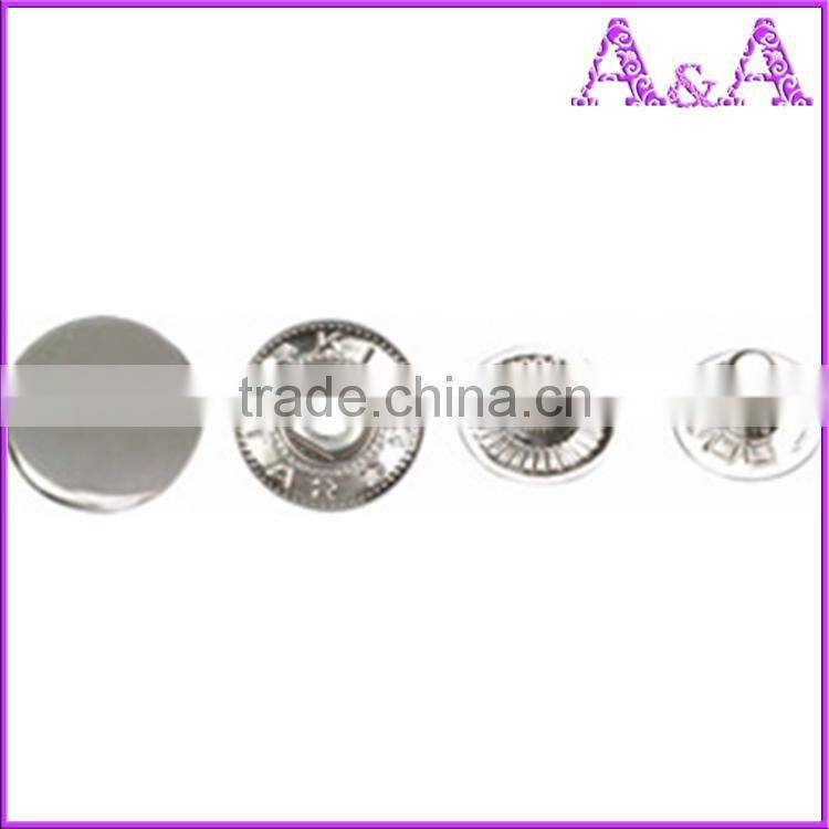 high quality different size metal snap button for clothing